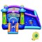Inflatable Bouncer Alien Bounce Housekids Jump Slide Ball Pit W/ 480W Blower